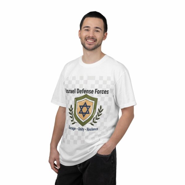 israel defense forces emblem t shirt | idf shield crest tee