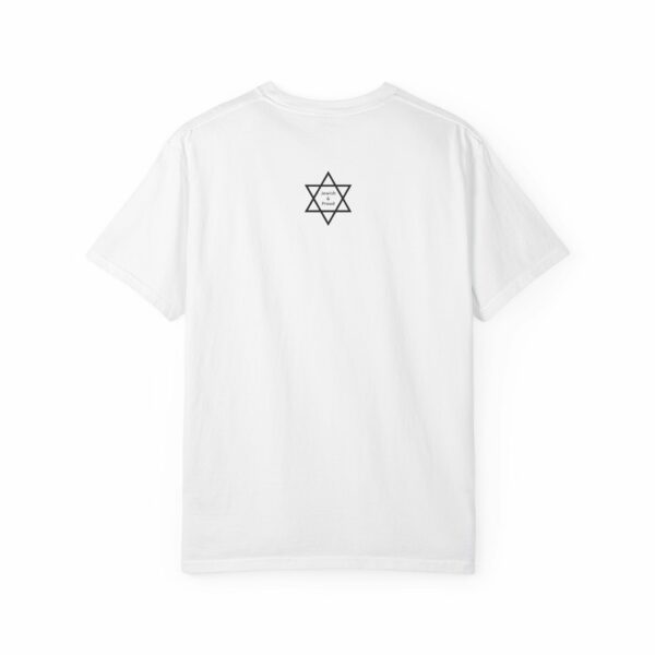 jewish & proud star of david white t shirt – israel pride tee