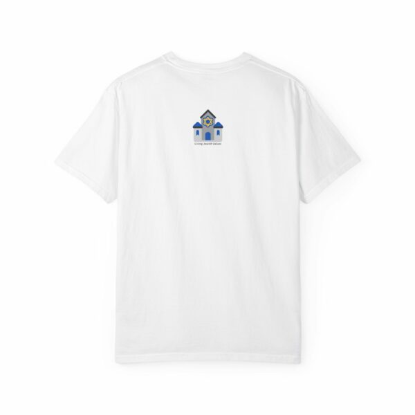 living jewish values white t shirt | jewish pride tee