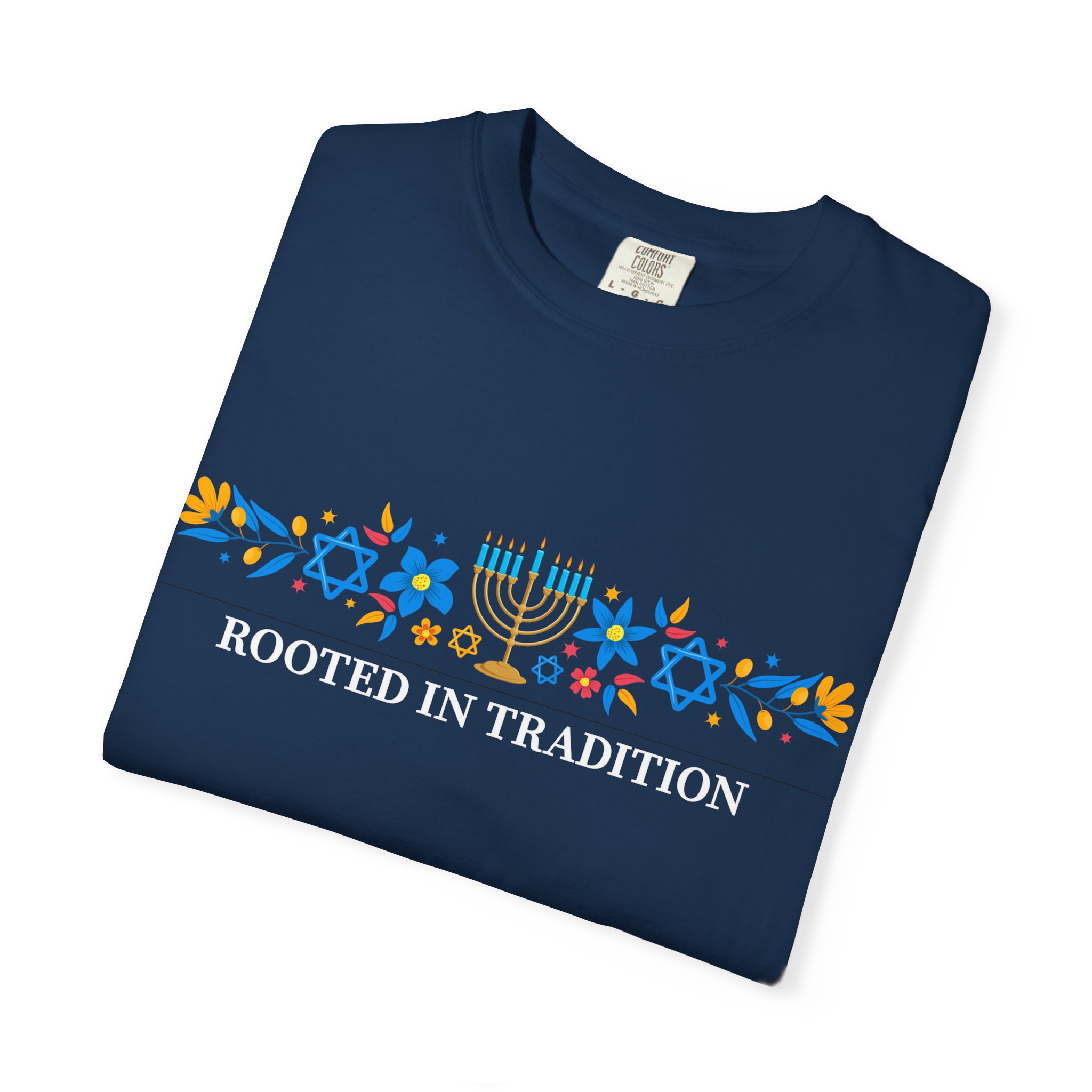 rooted in tradition menorah t shirt | jewish heritage hanukkah tee rooted in tradition menorah t shirt | jewish heritage hanukkah tee