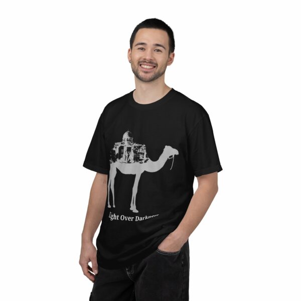 light over darkness t shirt – camel graphic tee light over darkness t shirt – camel graphic tee