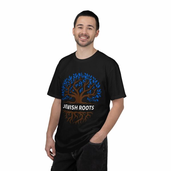 jewish roots heritage tee | blue tree of life t shirt