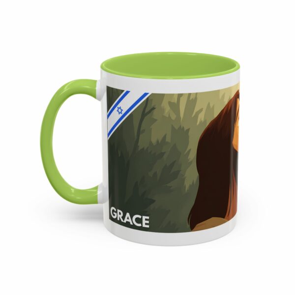 grace in faith coffee mug | jesus portrait christian accent mug
