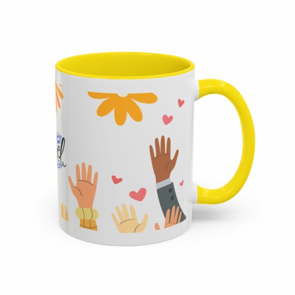 hope israel love accent mug | faith, unity & heart design coffee mug hope israel love accent mug | faith, unity & heart design coffee mug