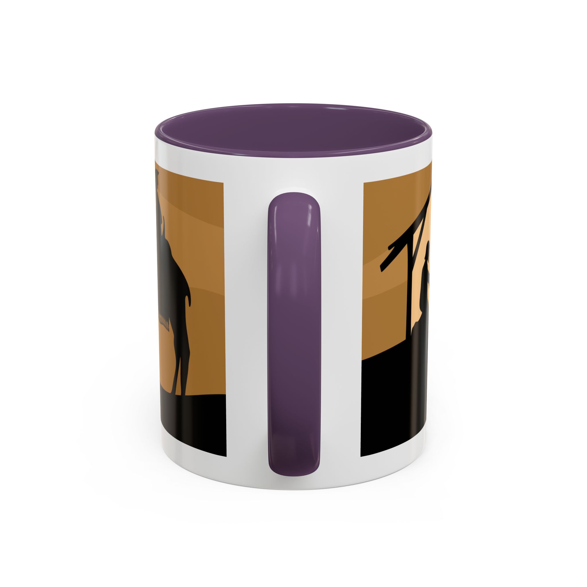joseph nativity accent coffee mug | silhouette design joseph nativity accent coffee mug | silhouette design