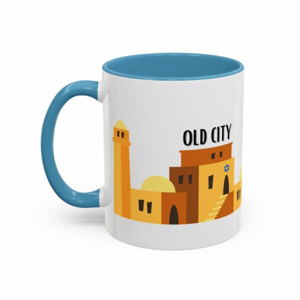 old city vintage jerusalem coffee mug | skyline accent mug old city vintage jerusalem coffee mug | skyline accent mug