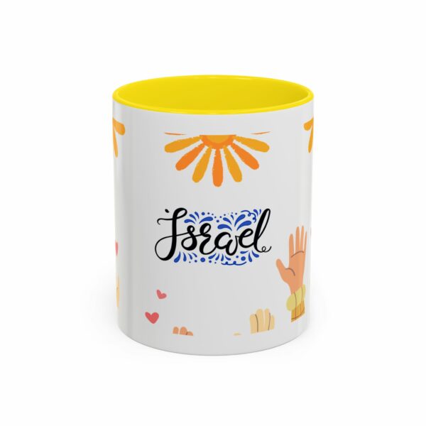 hope israel love accent mug | faith, unity & heart design coffee mug hope israel love accent mug | faith, unity & heart design coffee mug
