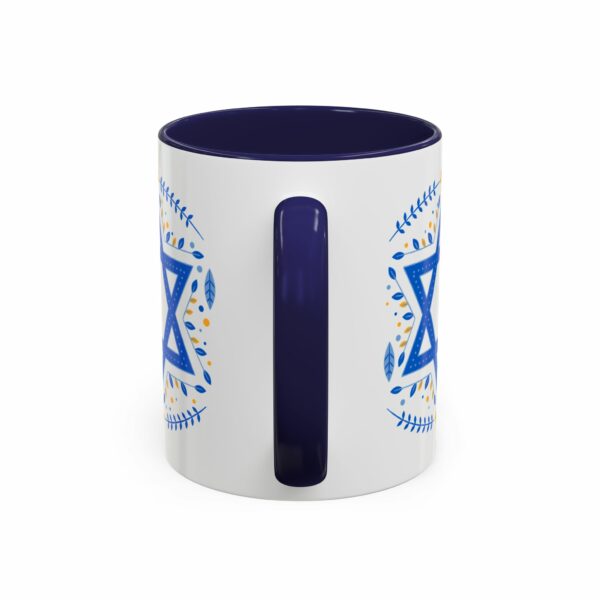 star of david personalized hanukkah mug | accent coffee mug star of david personalized hanukkah mug | accent coffee mug