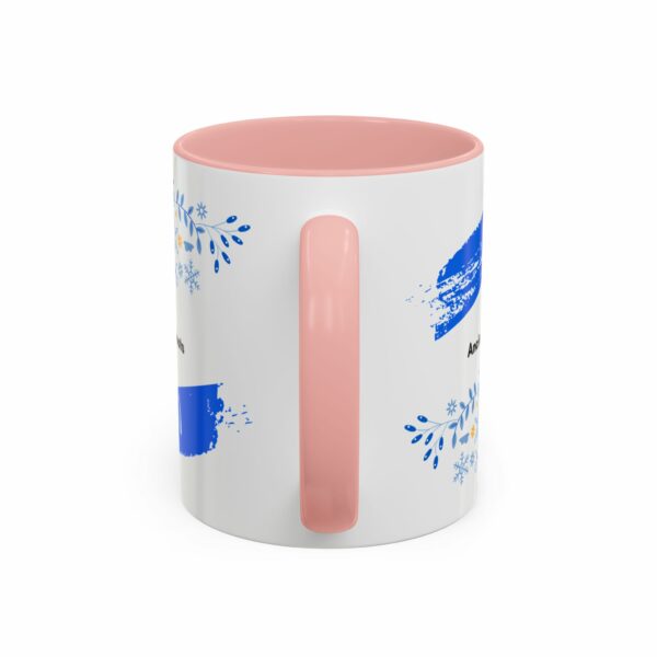 ancient roots hanukkah coffee mug | blue star of david accent mug ancient roots hanukkah coffee mug | blue star of david accent mug