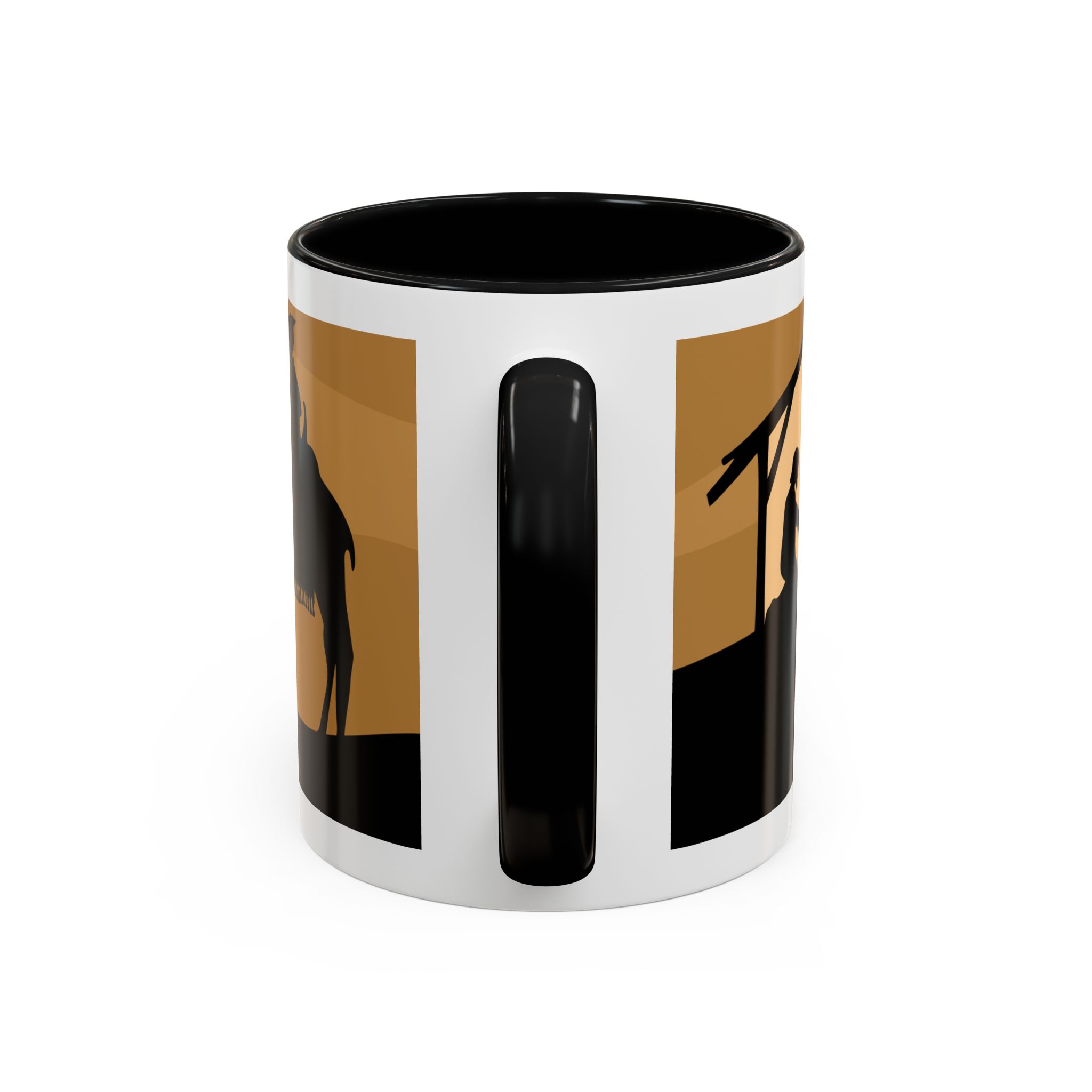 joseph nativity accent coffee mug | silhouette design joseph nativity accent coffee mug | silhouette design