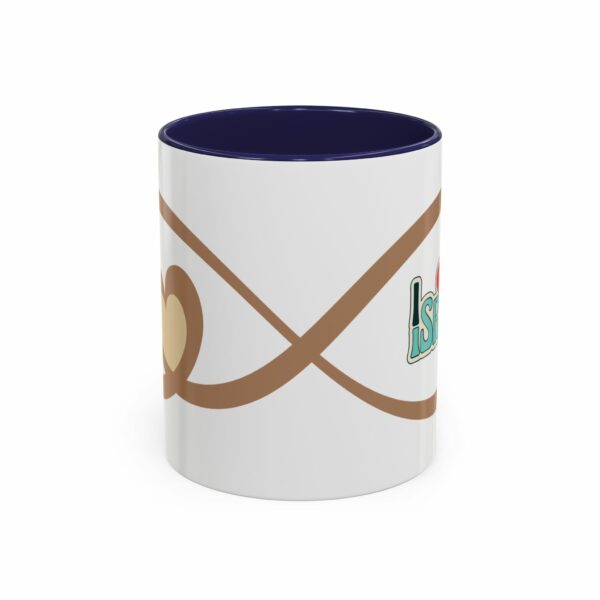 love israel coffee mug — heart design accent ceramic mug love israel coffee mug — heart design accent ceramic mug