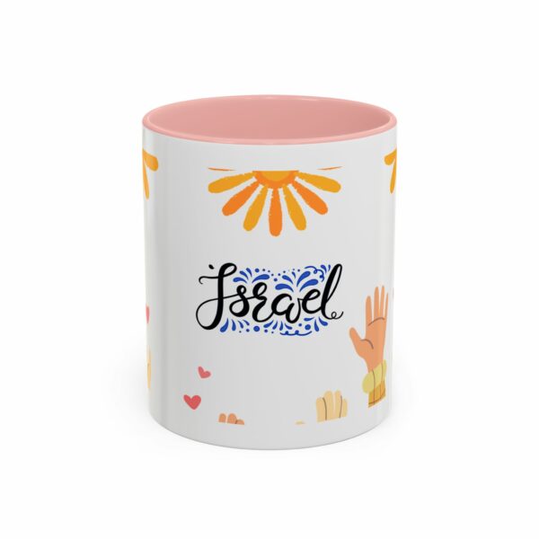 hope israel love accent mug | faith, unity & heart design coffee mug hope israel love accent mug | faith, unity & heart design coffee mug