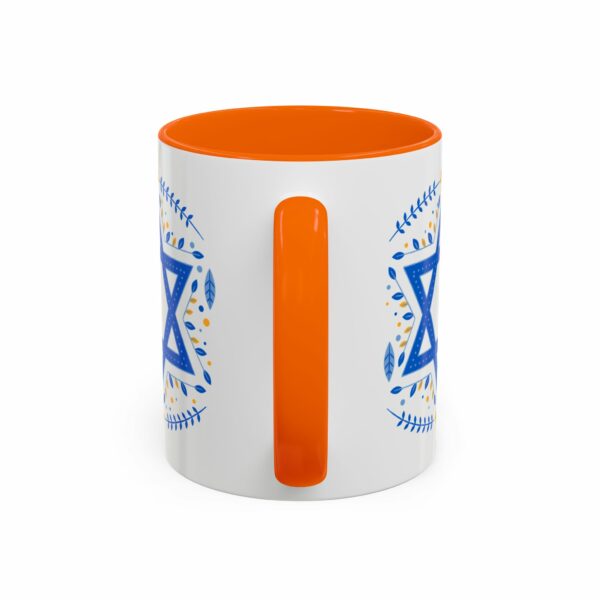 star of david personalized hanukkah mug | accent coffee mug star of david personalized hanukkah mug | accent coffee mug
