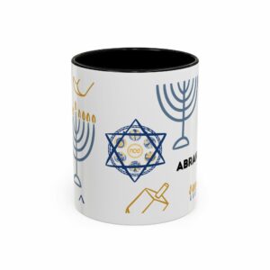 abraham ceramic coffee mug | inspirational accent design