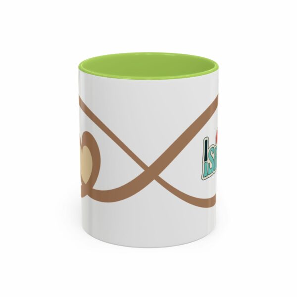 love israel coffee mug — heart design accent ceramic mug love israel coffee mug — heart design accent ceramic mug