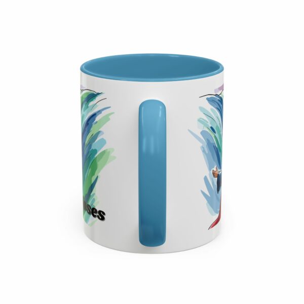 moses parting seas accent coffee mug | inspirational biblical scripture ceramic mug