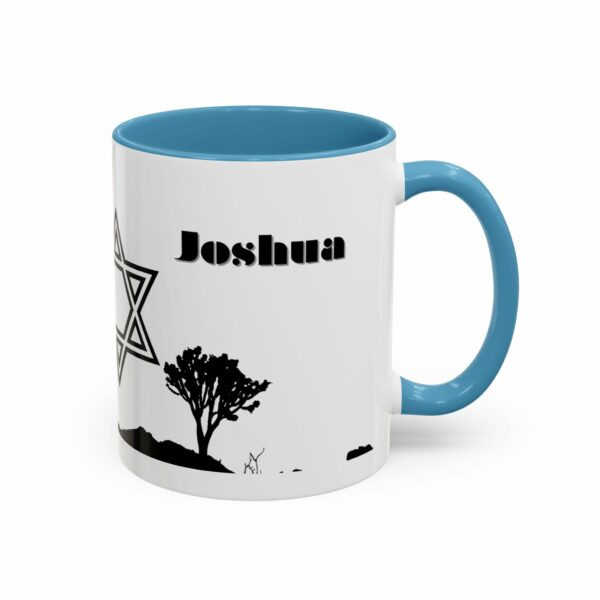 joshua star of david personalized coffee mug | jewish name accent mug joshua star of david personalized coffee mug | jewish name accent mug