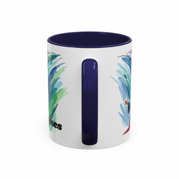 moses parting seas accent coffee mug | inspirational biblical scripture ceramic mug