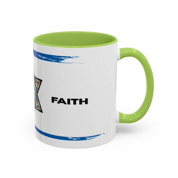 faith judaica coffee mug | star of david blue accent design faith judaica coffee mug | star of david blue accent design