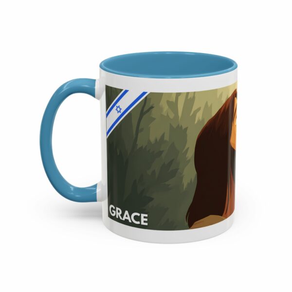 grace in faith coffee mug | jesus portrait christian accent mug
