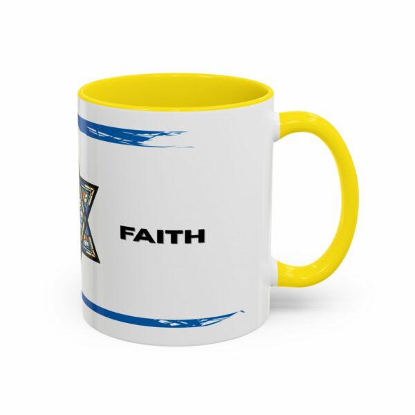 faith judaica coffee mug | star of david blue accent design faith judaica coffee mug | star of david blue accent design