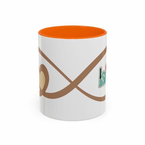 love israel coffee mug — heart design accent ceramic mug love israel coffee mug — heart design accent ceramic mug