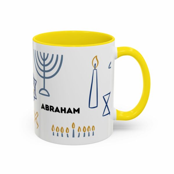 abraham ceramic coffee mug | inspirational accent design