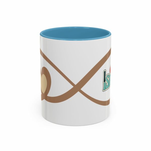 love israel coffee mug — heart design accent ceramic mug love israel coffee mug — heart design accent ceramic mug