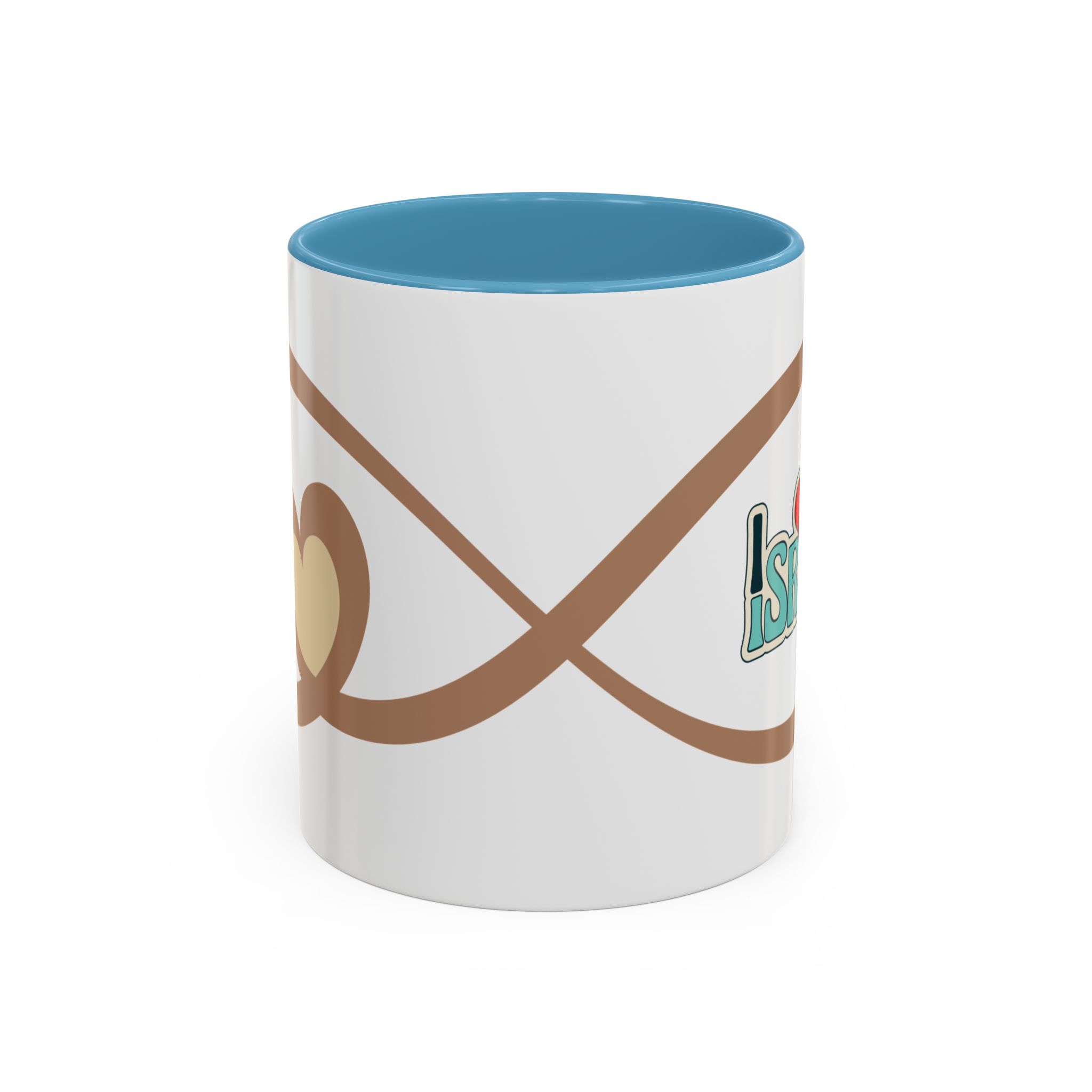 love israel coffee mug — heart design accent ceramic mug love israel coffee mug — heart design accent ceramic mug