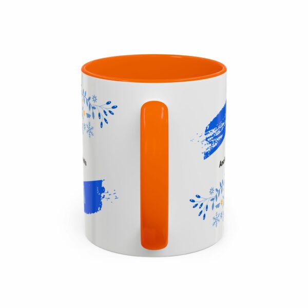 ancient roots hanukkah coffee mug | blue star of david accent mug ancient roots hanukkah coffee mug | blue star of david accent mug