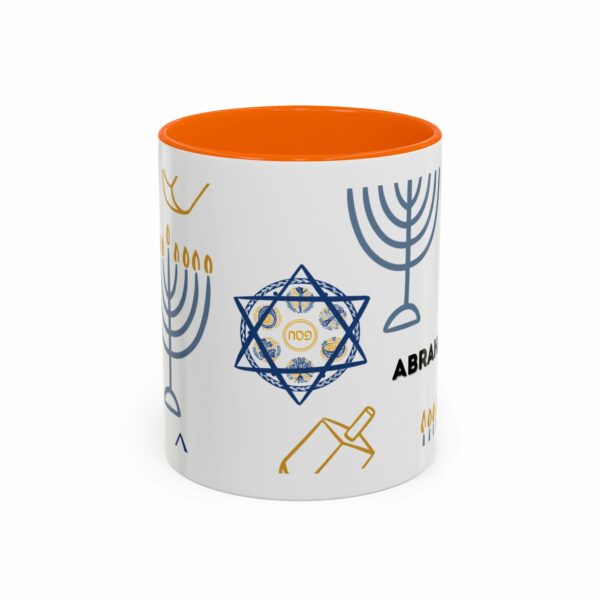 abraham ceramic coffee mug | inspirational accent design