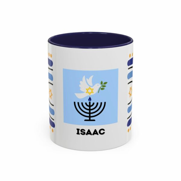 isaac accent mug | hanukkah menorah & dove coffee mug isaac accent mug | hanukkah menorah & dove coffee mug