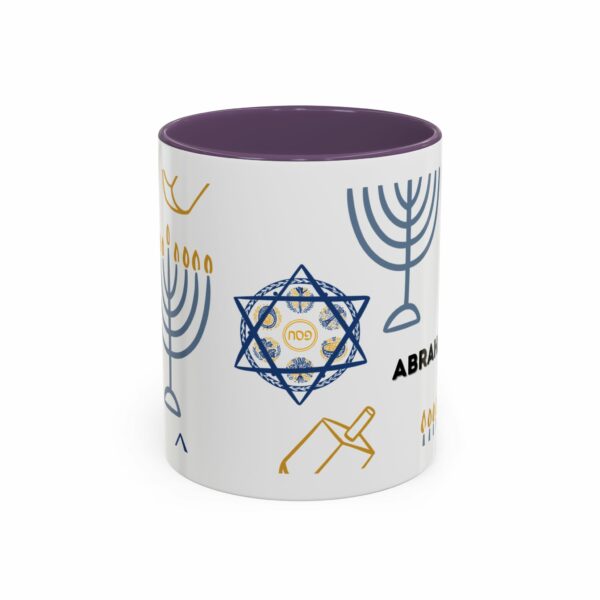 abraham ceramic coffee mug | inspirational accent design