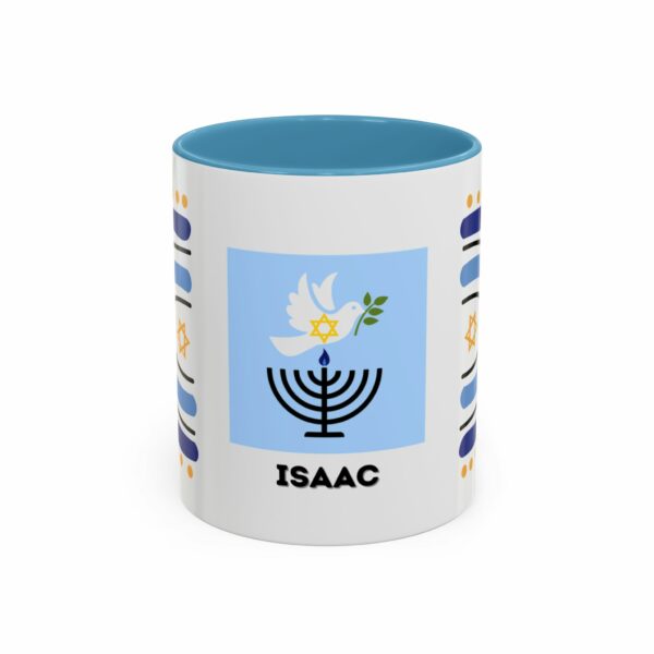 isaac accent mug | hanukkah menorah & dove coffee mug isaac accent mug | hanukkah menorah & dove coffee mug