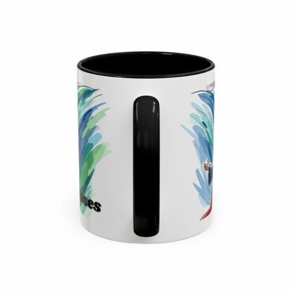 moses parting seas accent coffee mug | inspirational biblical scripture ceramic mug
