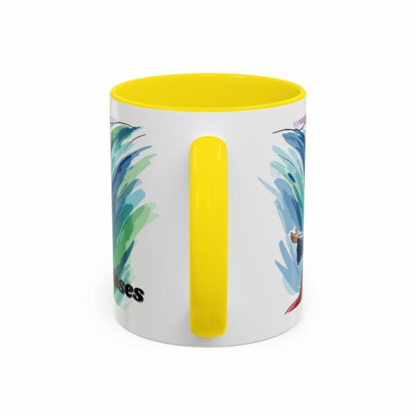 moses parting seas accent coffee mug | inspirational biblical scripture ceramic mug