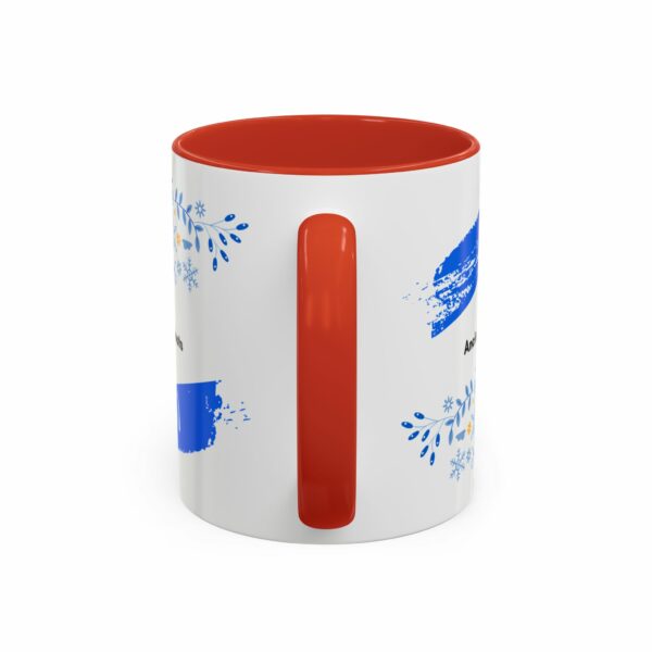 ancient roots hanukkah coffee mug | blue star of david accent mug ancient roots hanukkah coffee mug | blue star of david accent mug