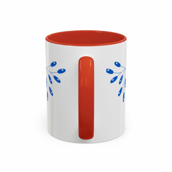 solomon hanukkah coffee mug | blue & gold dreidel and star design