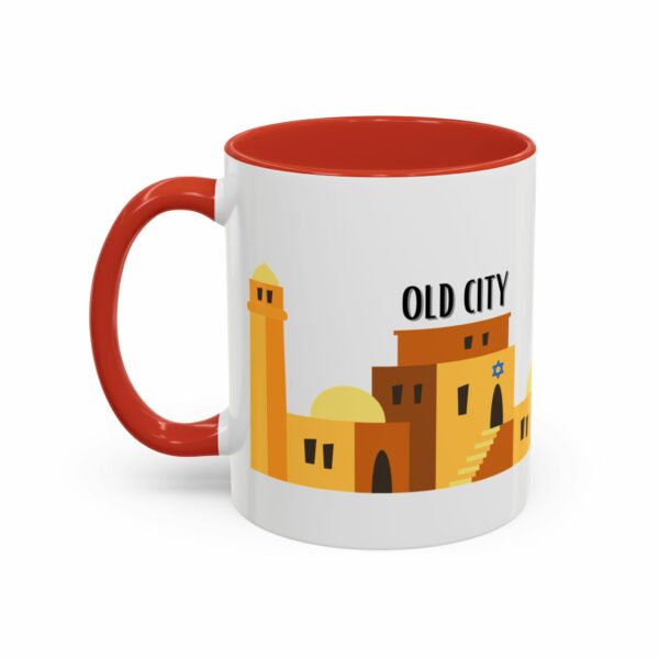 old city vintage jerusalem coffee mug | skyline accent mug old city vintage jerusalem coffee mug | skyline accent mug