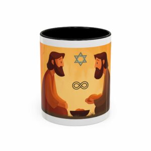 eternal people judaism shabbat coffee mug