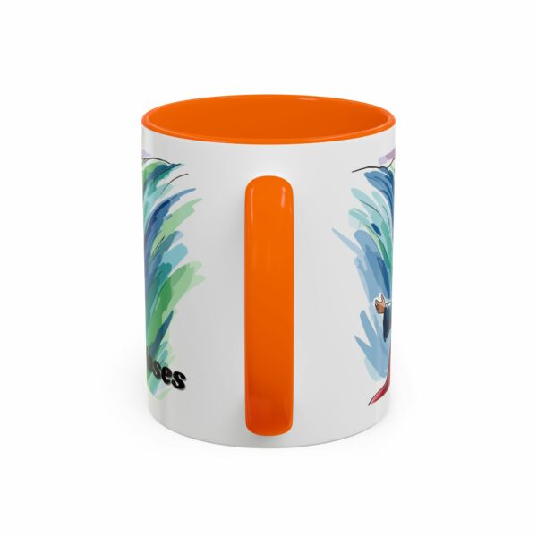 moses parting seas accent coffee mug | inspirational biblical scripture ceramic mug