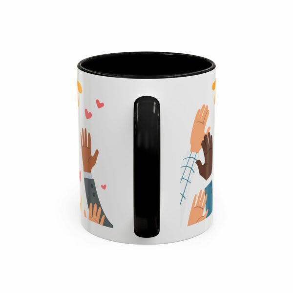 hope israel love accent mug | faith, unity & heart design coffee mug hope israel love accent mug | faith, unity & heart design coffee mug
