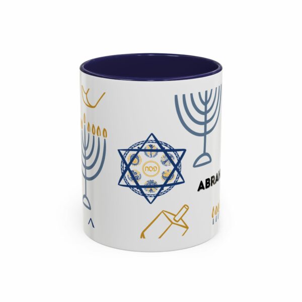 abraham ceramic coffee mug | inspirational accent design