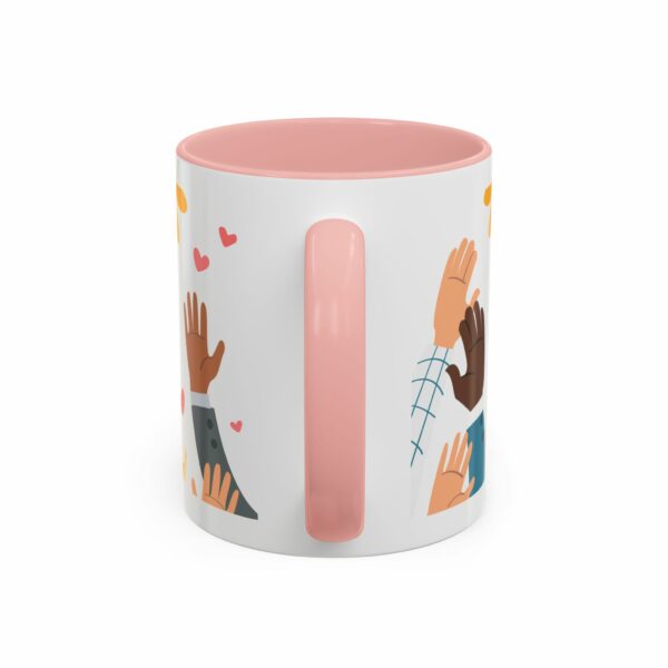 hope israel love accent mug | faith, unity & heart design coffee mug hope israel love accent mug | faith, unity & heart design coffee mug