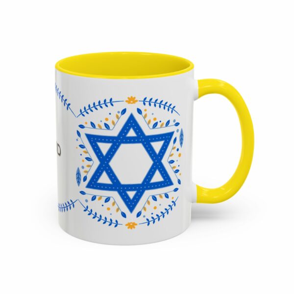 star of david personalized hanukkah mug | accent coffee mug star of david personalized hanukkah mug | accent coffee mug