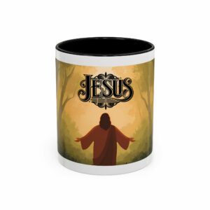 jesus silhouette mug | inspirational christian gift coffee mug