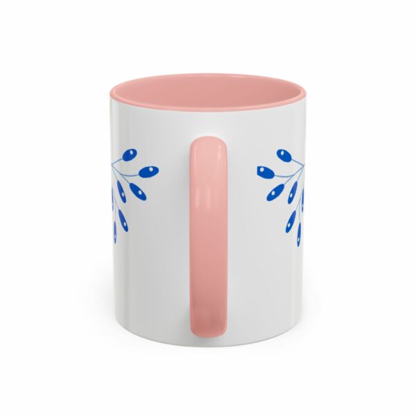 solomon hanukkah coffee mug | blue & gold dreidel and star design