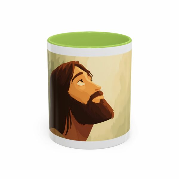 grace in faith coffee mug | jesus portrait christian accent mug