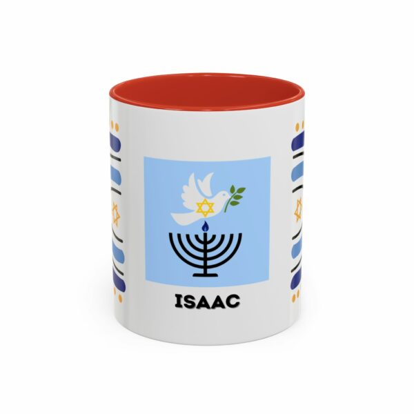 isaac accent mug | hanukkah menorah & dove coffee mug isaac accent mug | hanukkah menorah & dove coffee mug