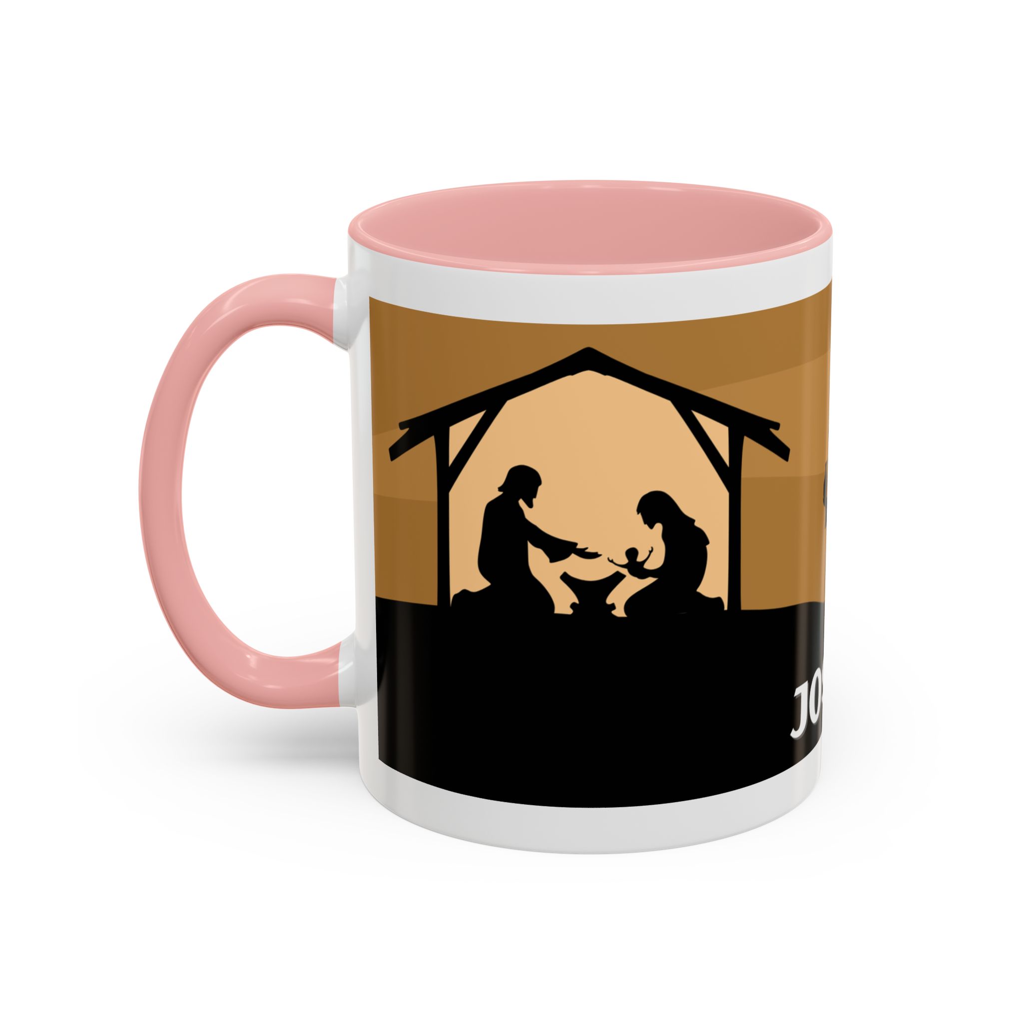 joseph nativity accent coffee mug | silhouette design joseph nativity accent coffee mug | silhouette design